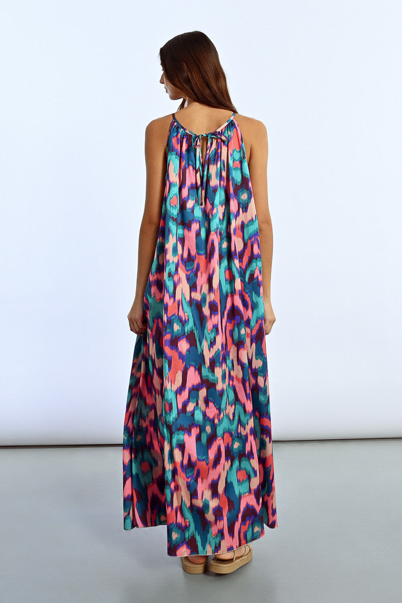 LILI SIDONIO - SLEEVELESS WOVEN DRESS - MULTICO VALLADOLID