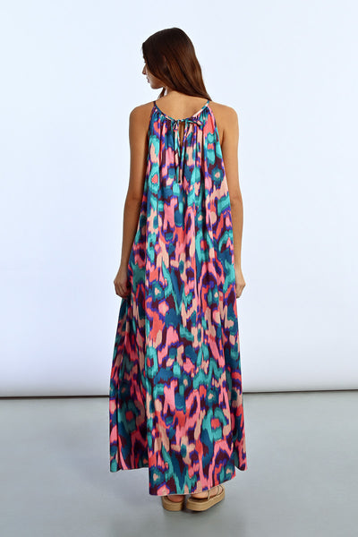 LILI SIDONIO - SLEEVELESS WOVEN DRESS - MULTICO VALLADOLID