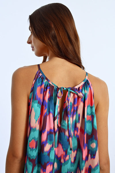 LILI SIDONIO - SLEEVELESS WOVEN DRESS - MULTICO VALLADOLID