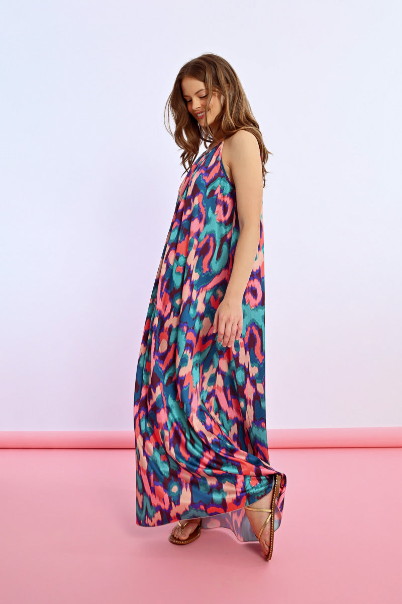 LILI SIDONIO - SLEEVELESS WOVEN DRESS - MULTICO VALLADOLID