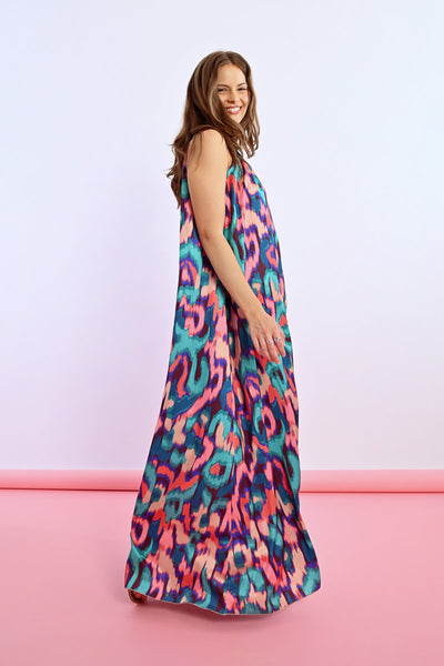 LILI SIDONIO - SLEEVELESS WOVEN DRESS - MULTICO VALLADOLID