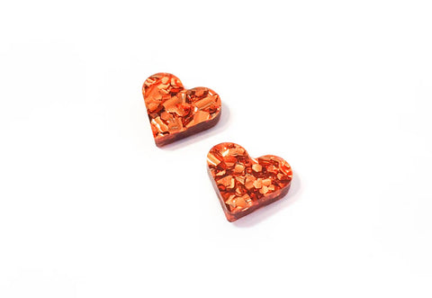 LOVER LOVER - PAIGE STUD - COPPER GLITTER