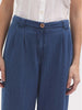 NICE THINGS PALOMA S - STRIPED DENIM TROUSERS - DENIM