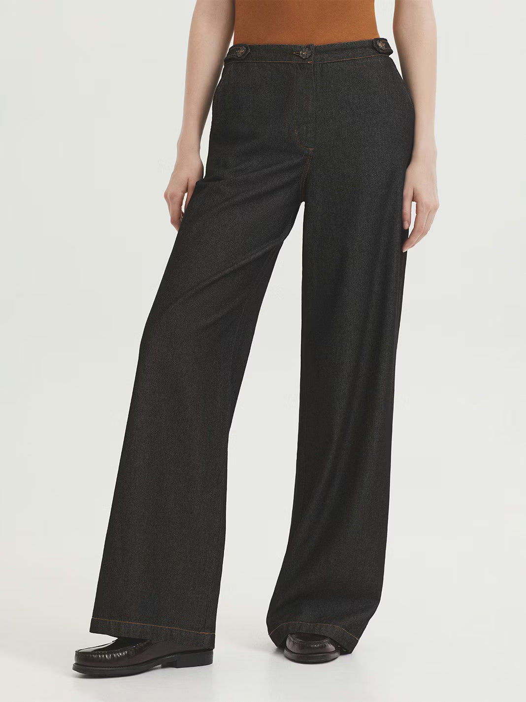 NICE THINGS - TROUSER - GREY DENIM