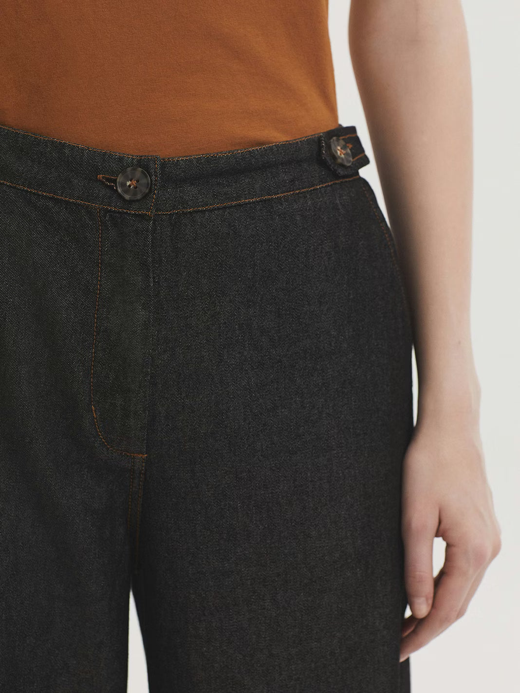 NICE THINGS - TROUSER - GREY DENIM