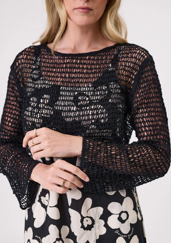 LEMON TREE - PAOLINA KNIT  - BLACK
