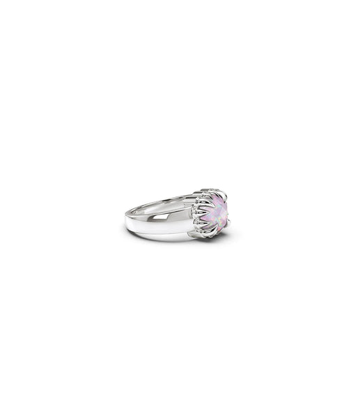 STOLEN BABY CLAW RING - PINK BELLO OPAL