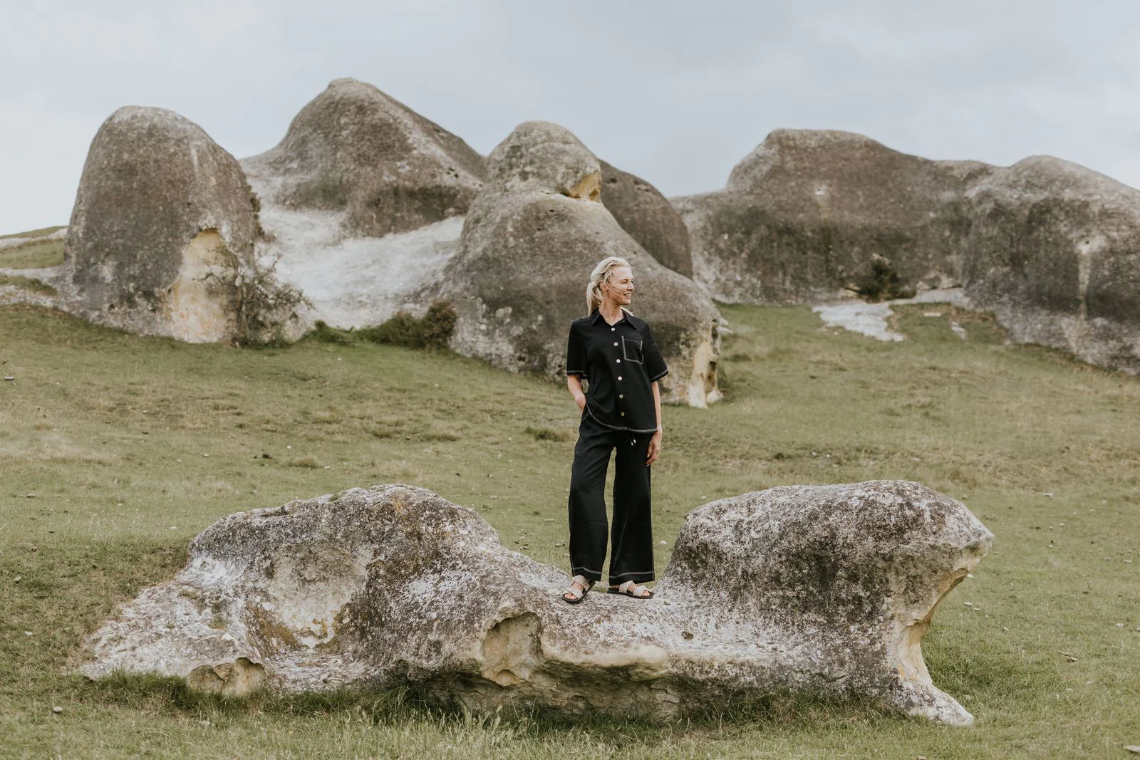 MOKE - BOWIE PANTS - BLACK