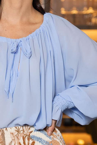 AUGUSTINE - WILLA BLOUSE - BABY BLUE