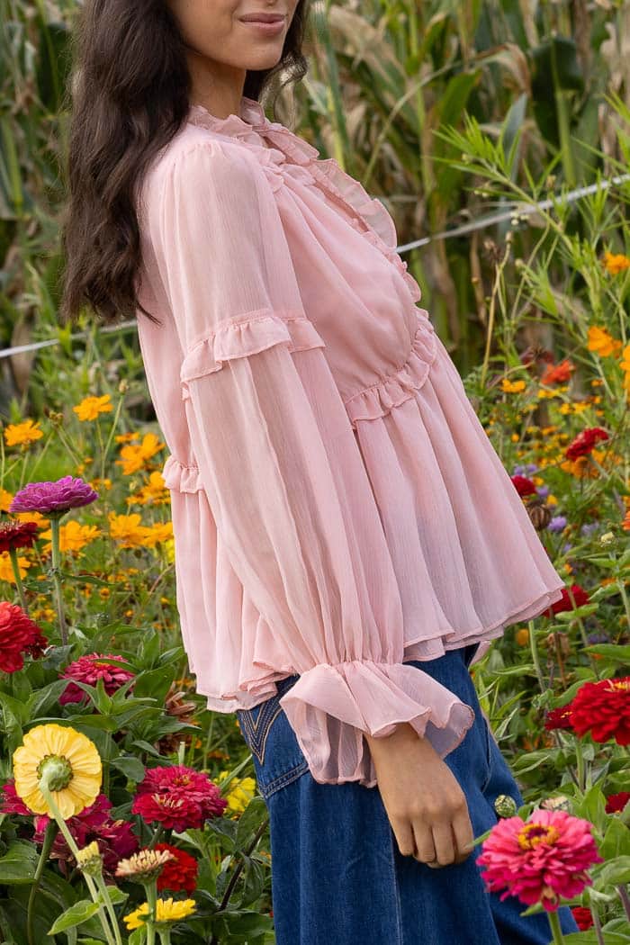 AUGUSTINE - SASHA BLOUSE - BLUSH