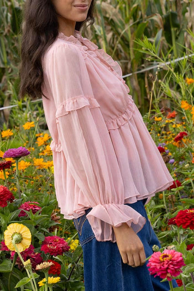 AUGUSTINE - SASHA BLOUSE - BLUSH