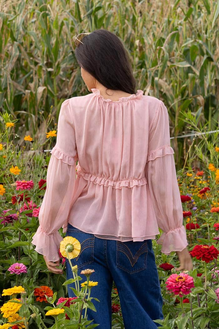 AUGUSTINE - SASHA BLOUSE - BLUSH
