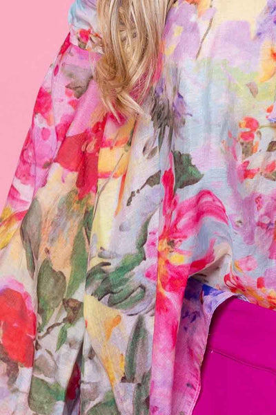 Augustine Riley Bow Blouse - Colourful Floral