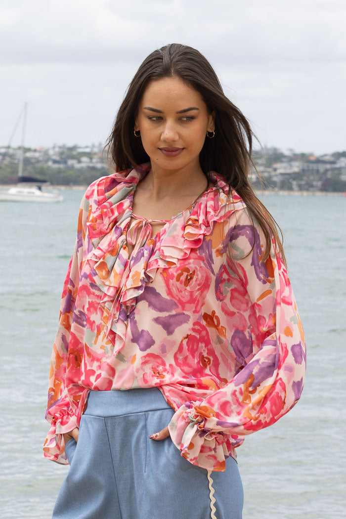 AUGUSTINE - LOUISE BLOUSE - FLORAL