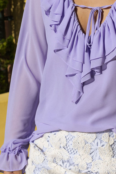 AUGUSTINE - Louise Blouse - Lilac