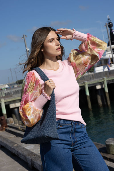 AUGUSTINE - LUCIA TOP - PINK FLORAL