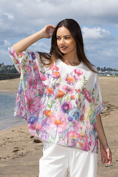 CHARLO - LOLA TOP - FLORAL
