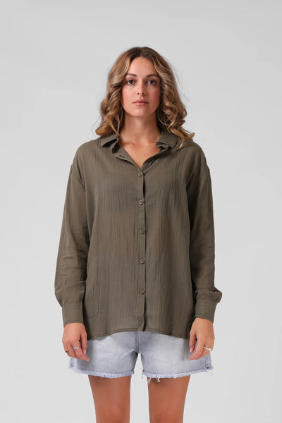 RPM - HAVANA SHIRT - WASHED OLIVE