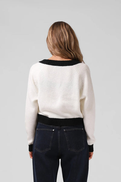 RPM - CROPPED CARDIGAN - OFF WHITE