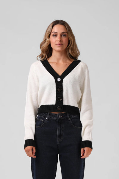 RPM - CROPPED CARDIGAN - OFF WHITE