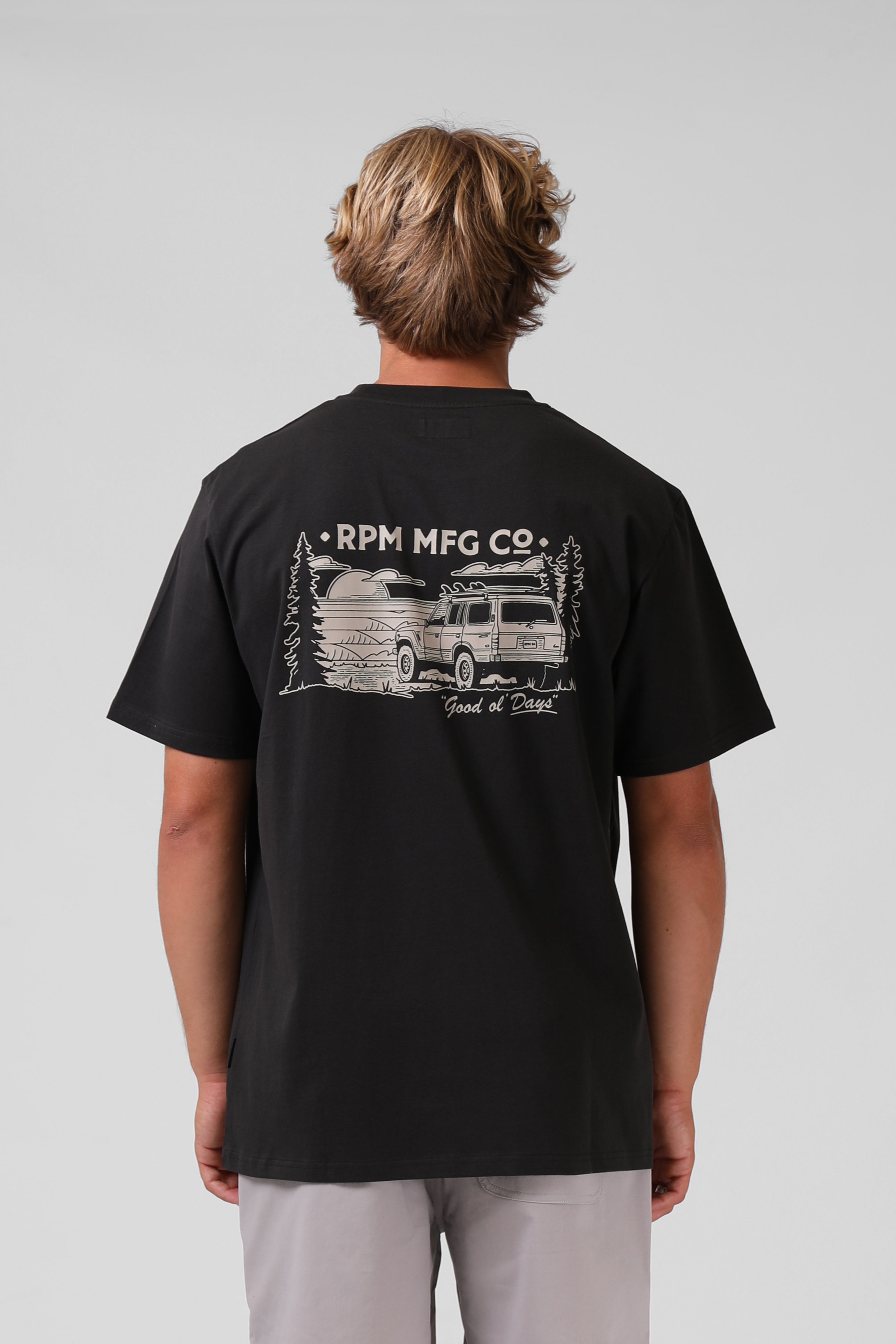 RPM - LAND CRUISER TEE - OLD BLACK