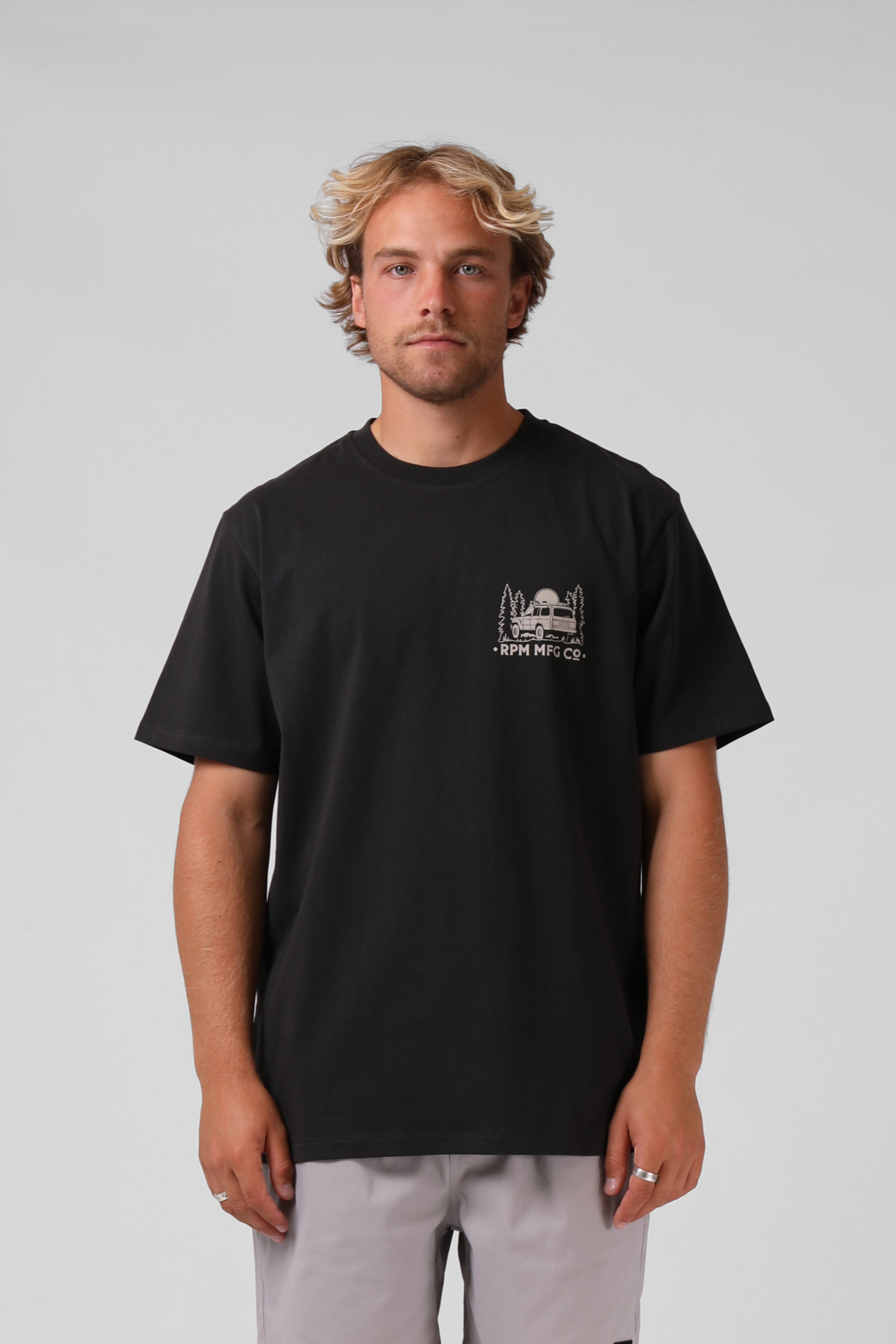 RPM - LAND CRUISER TEE - OLD BLACK