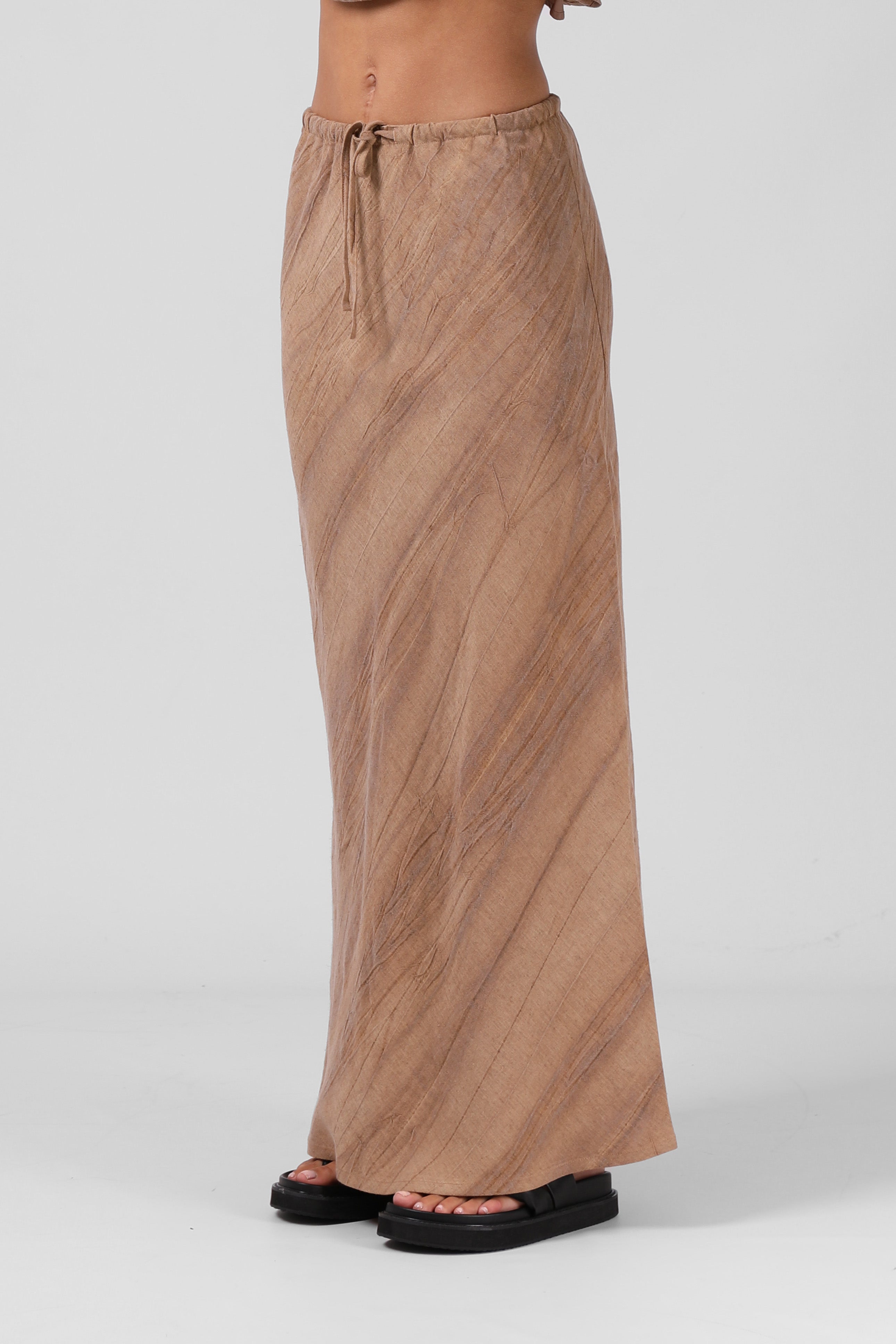 RPM - ISABELLA MIDI SKIRT - CINNAMON