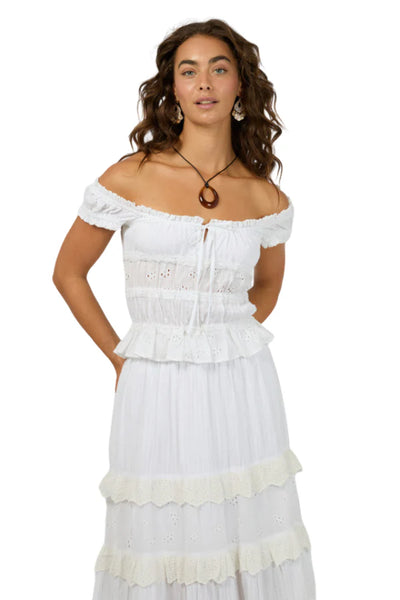 AAE - RAIN SS TOP - WHITE