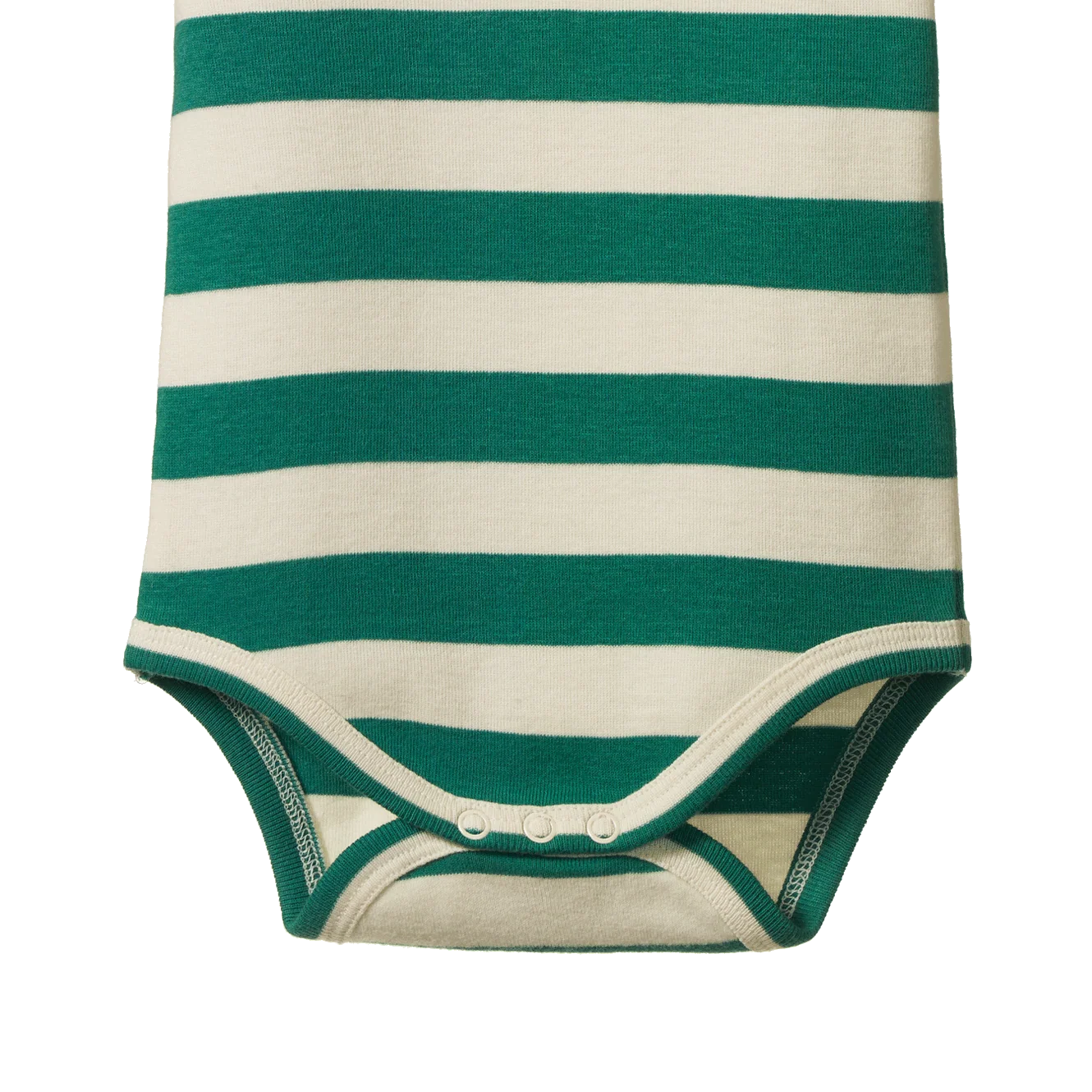 Nature Baby - Cotton Short Sleeve Bodysuit - DOG WALK PEPPERMINT PRINT