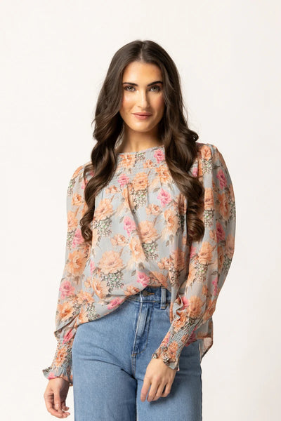 SEEKING LOLA - HUG ME TOP - SPRING SHIMMER