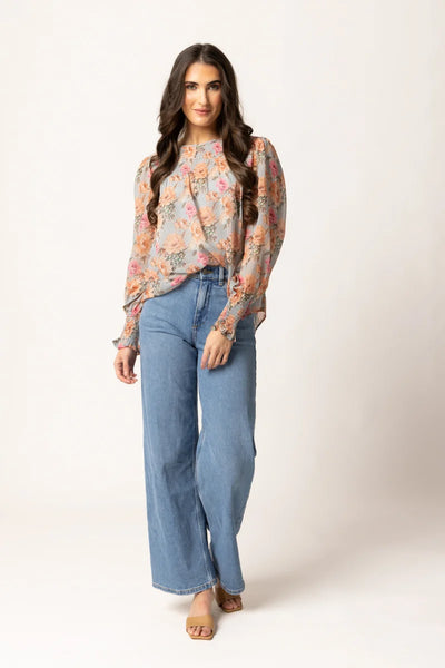 SEEKING LOLA - HUG ME TOP - SPRING SHIMMER