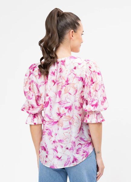 SEEKING LOLA - MAGNIFICENT TOP - PINK SPLASH
