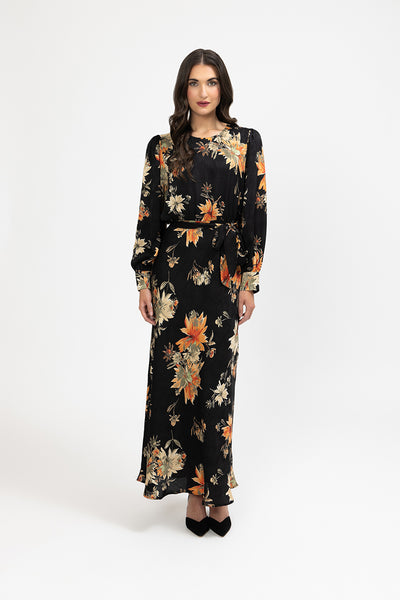 Seeking Lola - WHIMSICAL MAXI DRESS - SUN BOUQUET