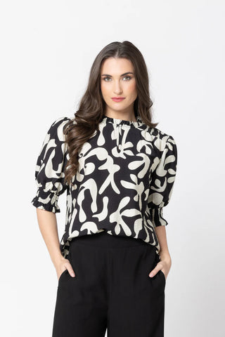 SEEKING LOLA - SS GIFTED TOP - BOLD INK