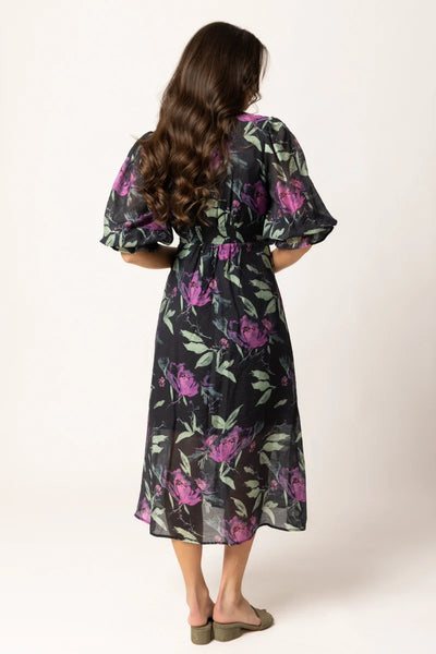 SEEKING LOLA - SUNRISE DRESS - INDIGO GARDEN