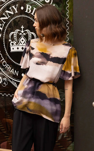 DRESSED - FLORA TOP - HORIZON