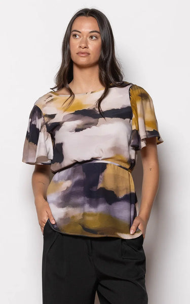 DRESSED - FLORA TOP - HORIZON