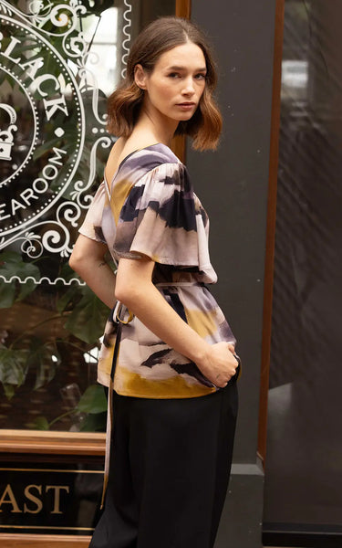 DRESSED - FLORA TOP - HORIZON