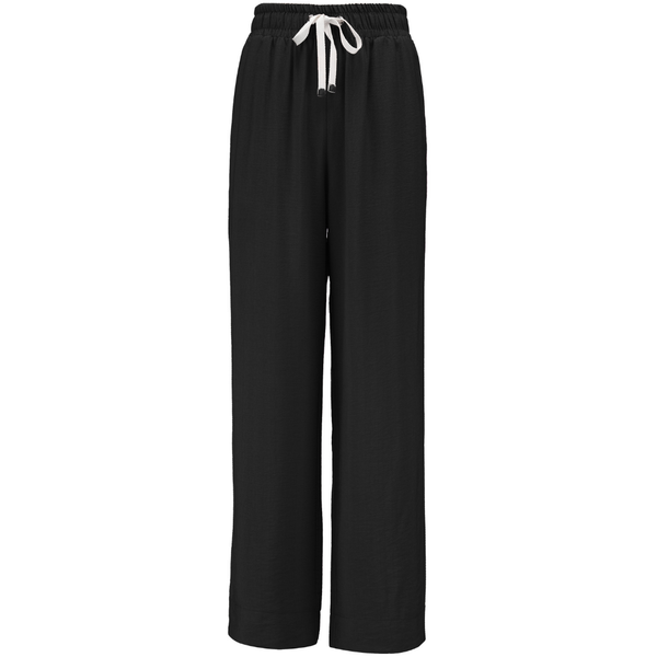 MOKE - INDIANA WIDE LEG PANTS - BLACK