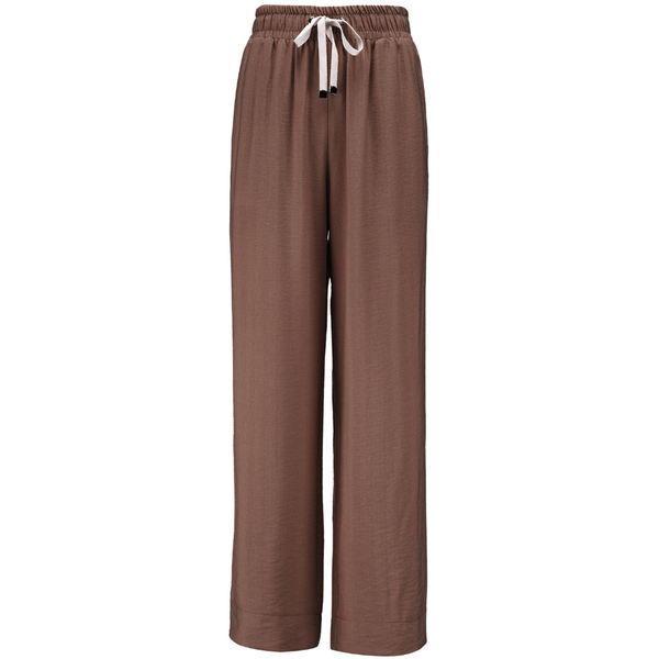 MOKE - INDIANA WIDE LEG PANTS - COCOA