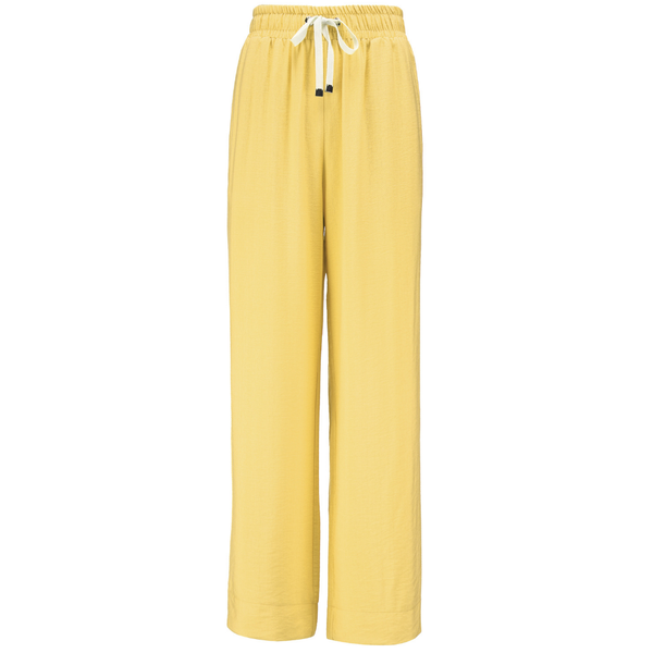 MOKE - INDIANA WIDE LEG PANTS - LEMONGRASS