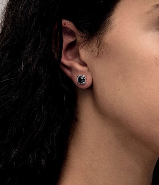 STOLEN - BABY CLAW EARRINGS - ONYX