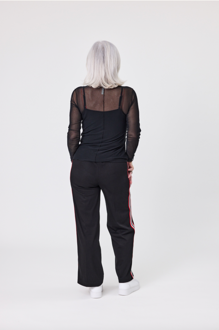 LEMON TREE - SASHA TOP & SINGLET - BLACK