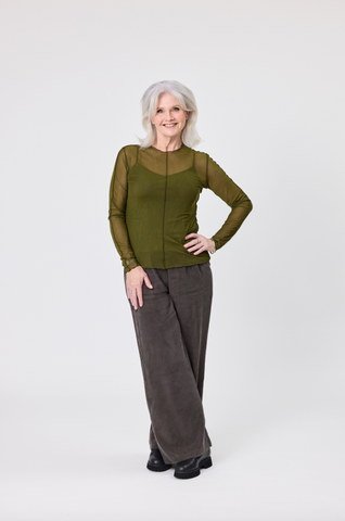 LEMON TREE - SASHA TOP & SINGLET - KHAKI