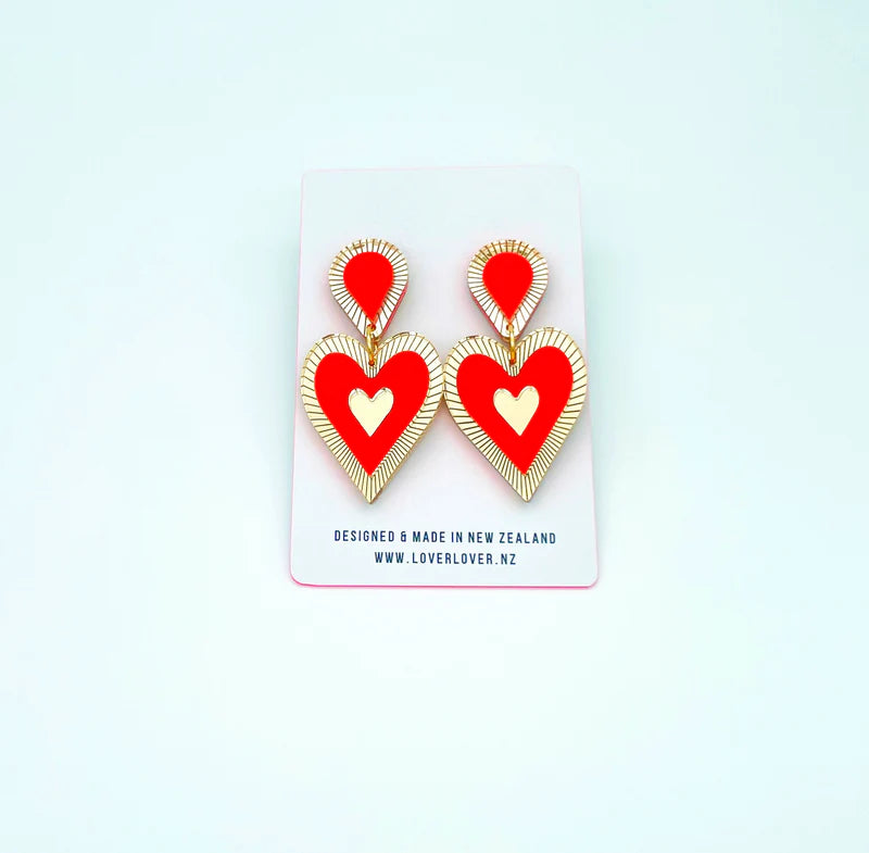 LOVER LOVER FREINA SINGLE DROP - SCARLET RED