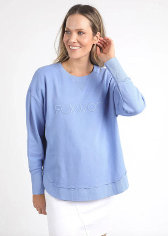 Foxwood - Simplified Crew - NEON BLUE