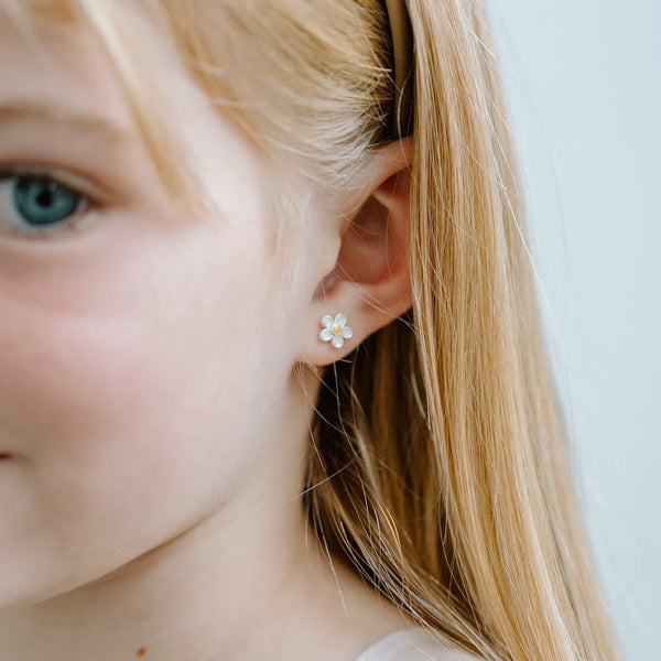 Silver Linings Collective Original Design KIDS - DAISY ENAMEL STUDS