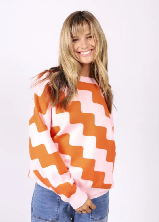 LEONI - RICO JUMPER - ORANGE