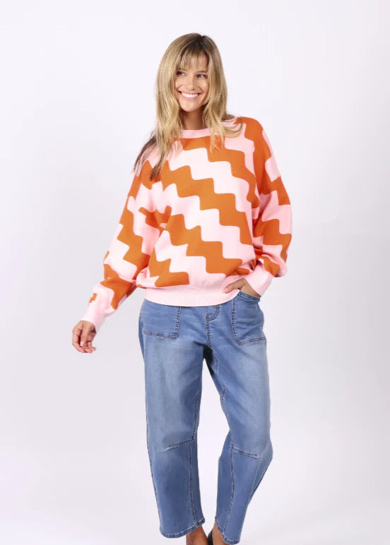 LEONI - RICO JUMPER - ORANGE