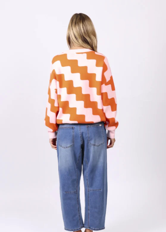 LEONI - RICO JUMPER - ORANGE